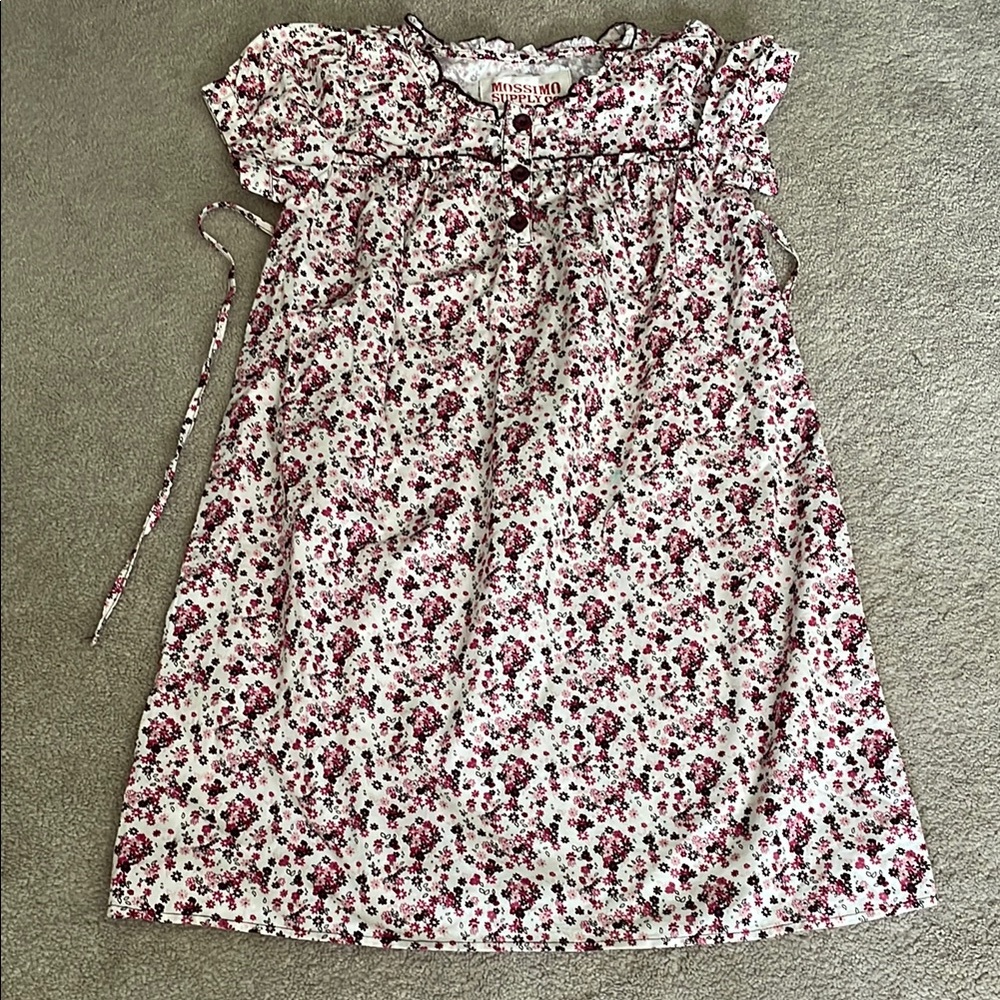 Missimo Floral Dress with Pink and White Pattern